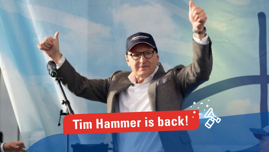 Tim Hammer is back!