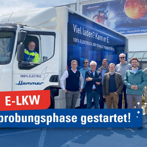 Erprobungsphase E-LKW startet