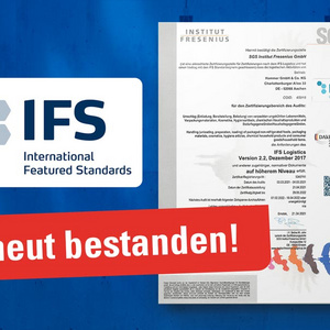 IFS Audit 2021 auf höherem Niveau bestanden